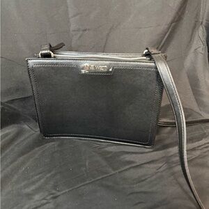 Nine West New Black Leather Crossbody Bag